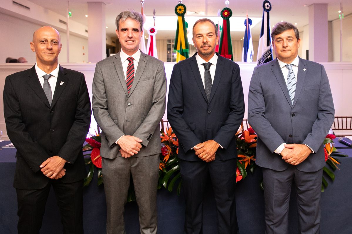 Da esq. para dir.: Roberto Corrêa, Roberto Majó de Oliveira, Paulo Corazza e Luiz Augusto Portal. Crédito: Rosi Boninsegna